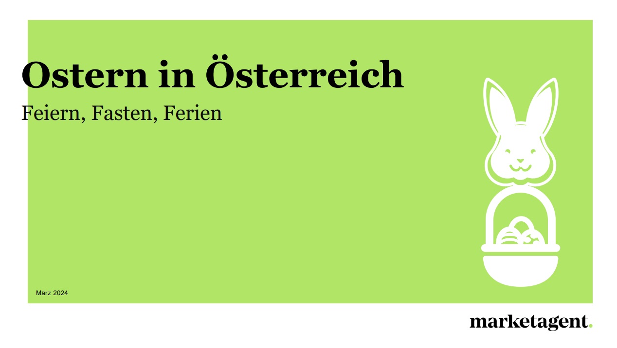 Ostern in Österreich: Feiern, Fasten, Ferien
