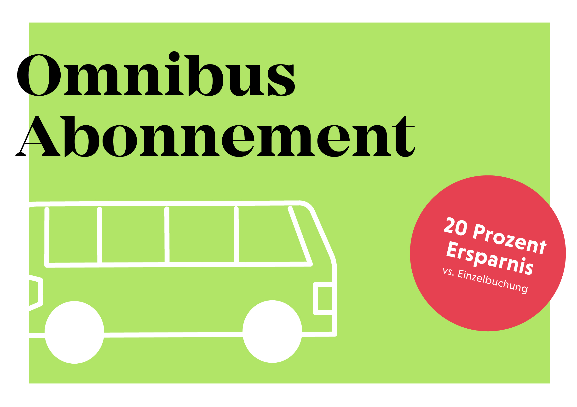 Omnibus Abonnement 2024