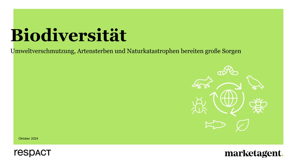 Biodiversität: Besorgnis über Umweltthemen und welche Maßnahmen die Bevölkerung von Politik und Wirtschaft erwartet