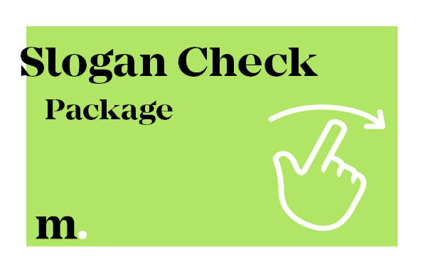 Slogan Check Package