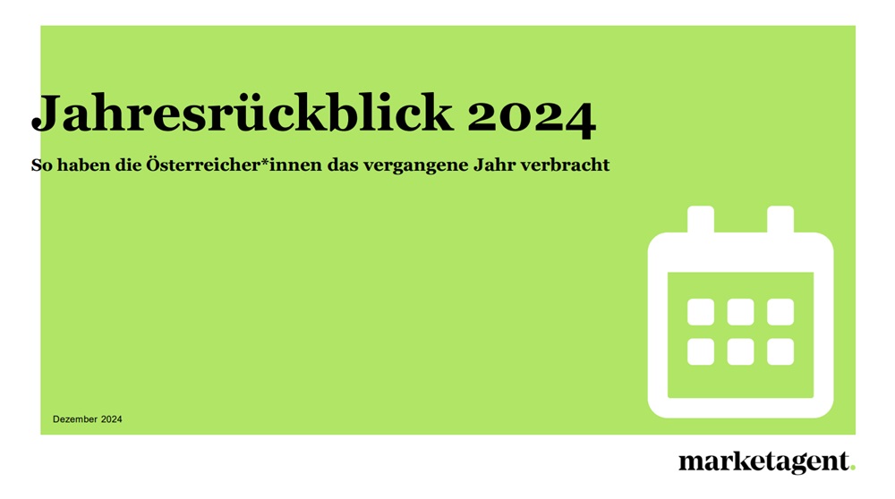 Das Jahr 2024 in Zahlen: So haben die Österreicher*innen das vergangene Jahr verbracht