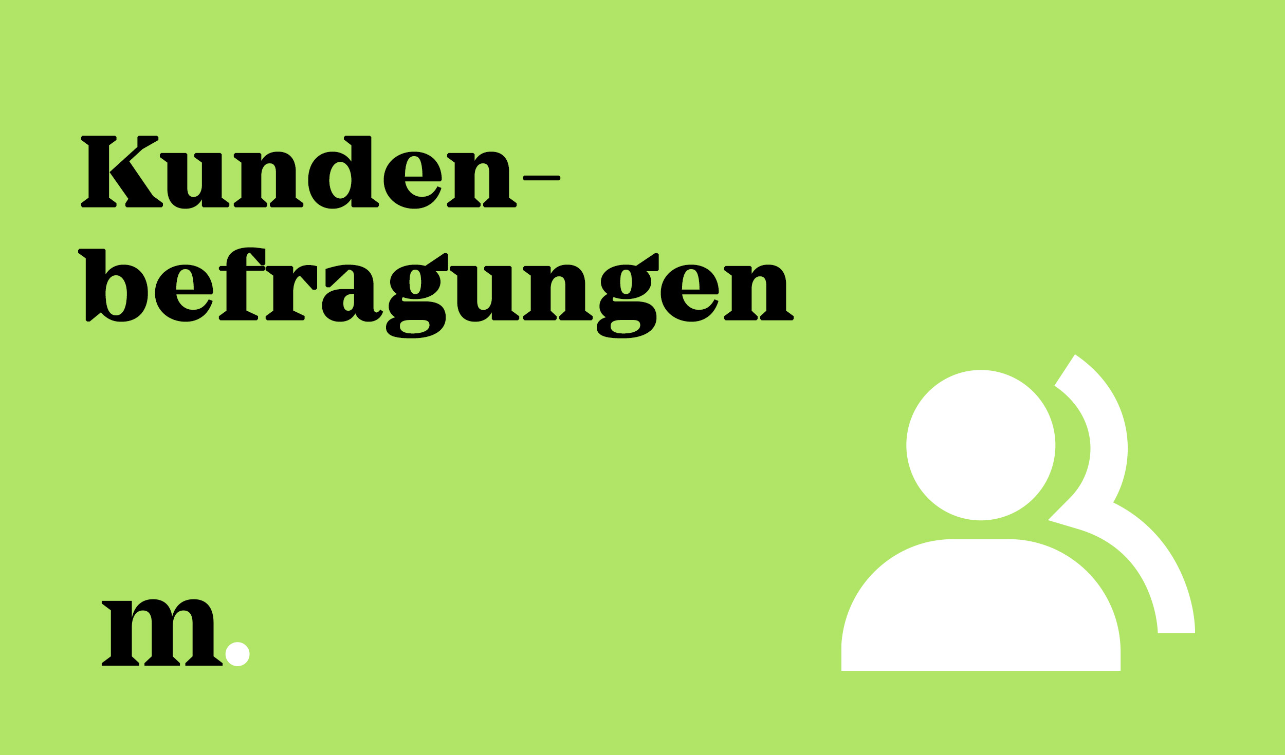 Marketagent - Kunden­befragungen